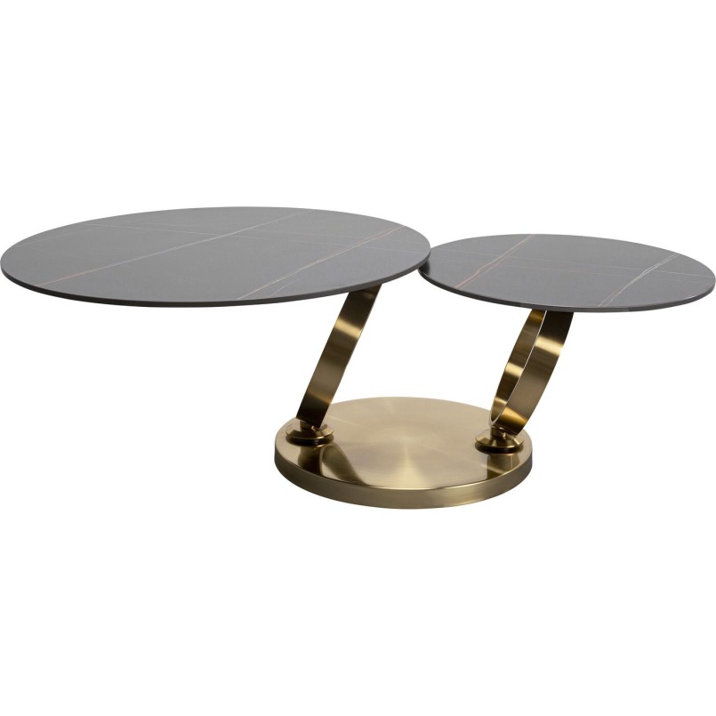 Table basse Beverly Gold 132x80cm