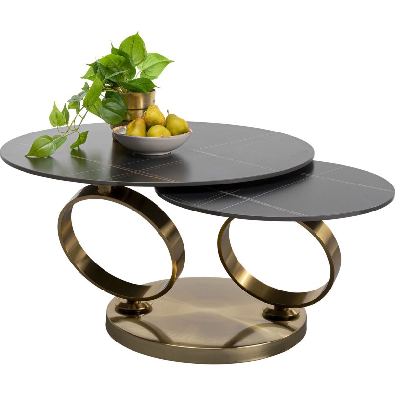 Table basse Beverly Gold 132x80cm