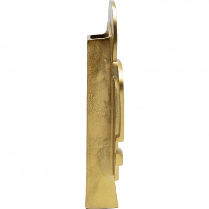 Vase Due Volti gold 36cm Kare Design