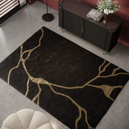 Tapis Fulmine noir 170x240cm