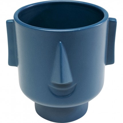 Vase Faccia blue 12cm Kare Design