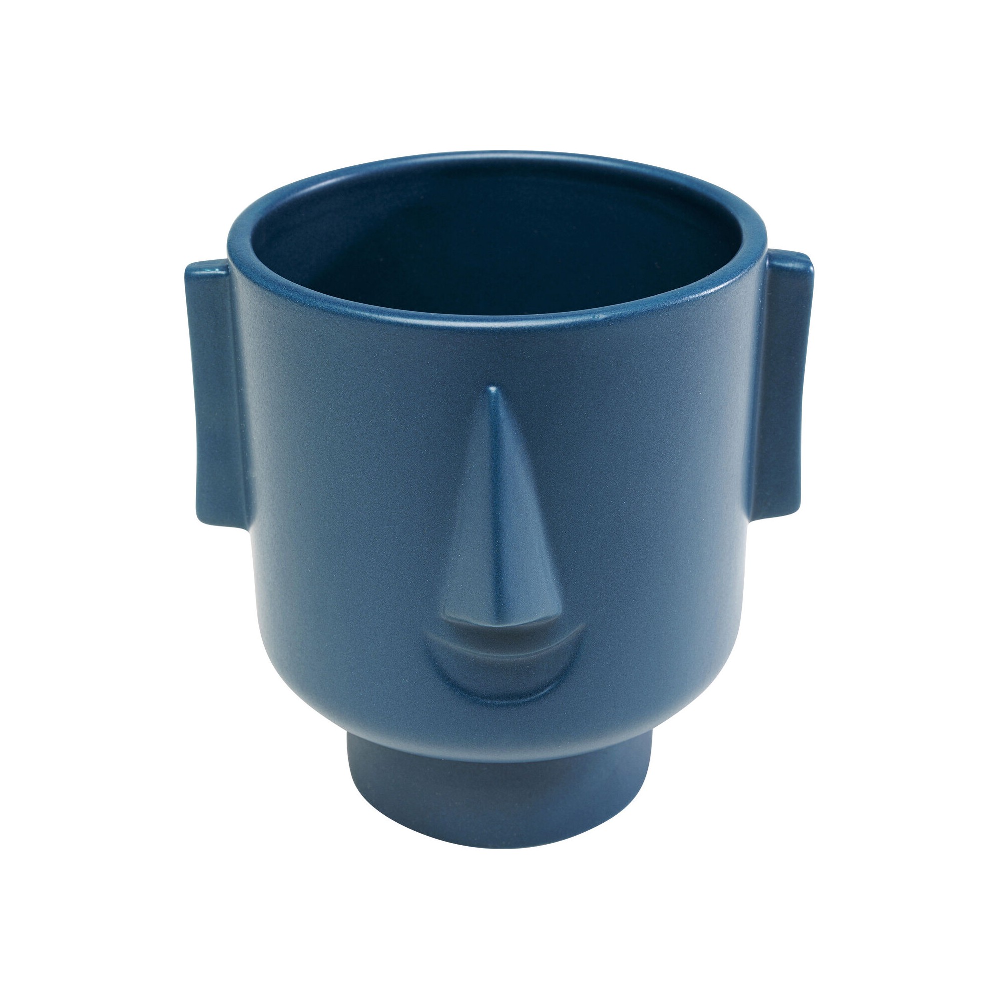 Vase Faccia bleu 12cm