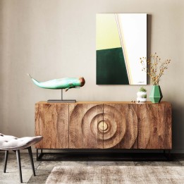 Buffet en bois sculpté - Madeira - Kare Design
