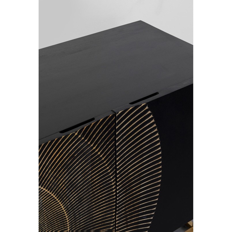 Buffet en bois noir sculpté - Madeira - Kare Design