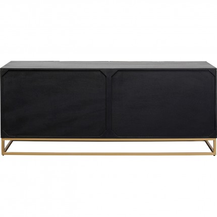 Dressoir Madeira 4 deuren zwart Kare Design