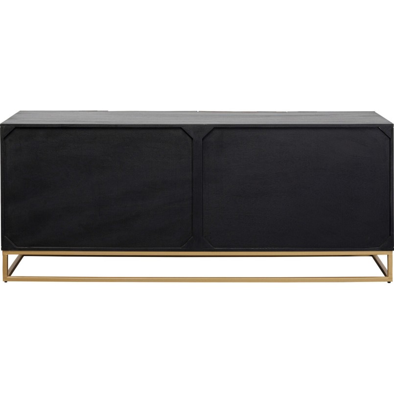 Buffet en bois noir sculpté - Madeira - Kare Design