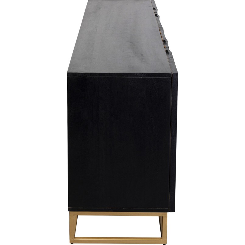 Buffet en bois noir sculpté - Madeira - Kare Design