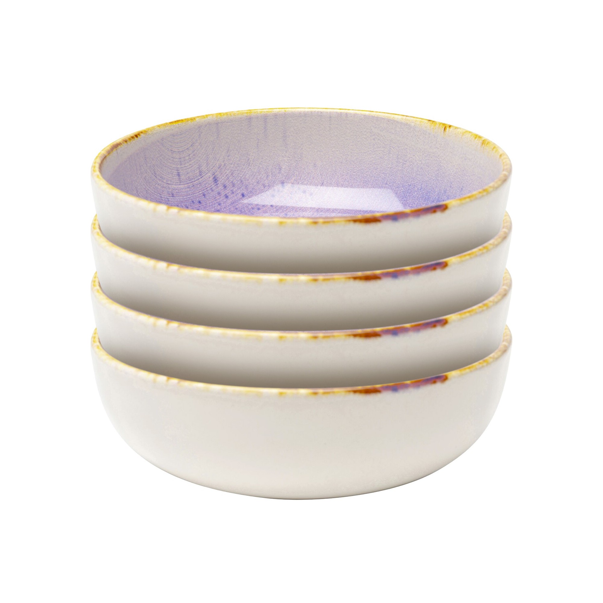 Bowl Shirley purple Ø18cm (4/set) Kare Design