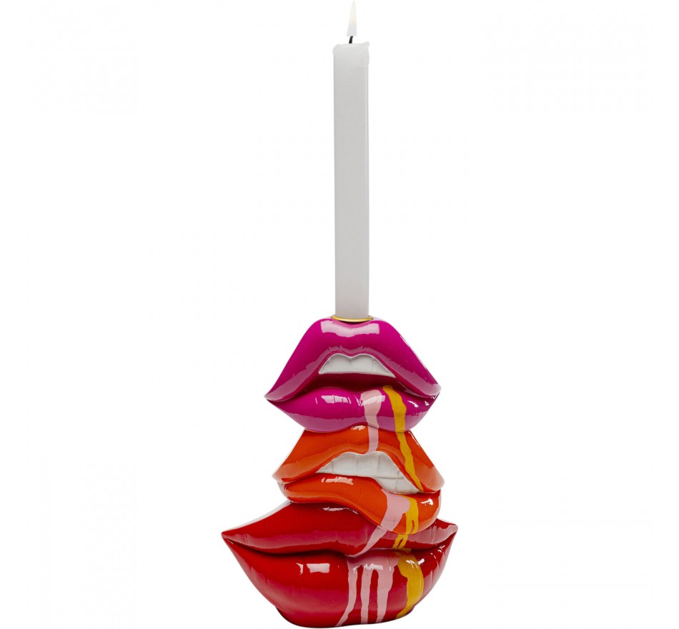 Candle Holder lips 17cm Kare Design