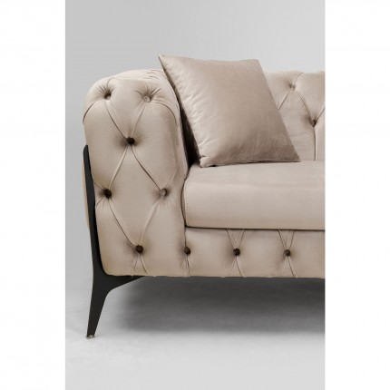 Corner Sofa Bellissima right velvet beige Kare Design
