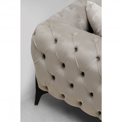 Corner Sofa Bellissima right velvet beige Kare Design
