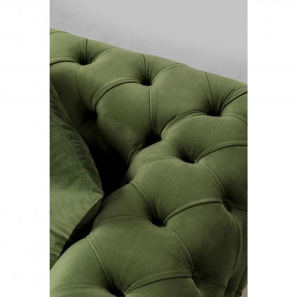 Hoekbank Bellissima rechts fluweel groen Kare Design
