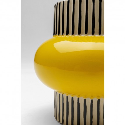 Vaas Calabria geel 16cm Kare Design