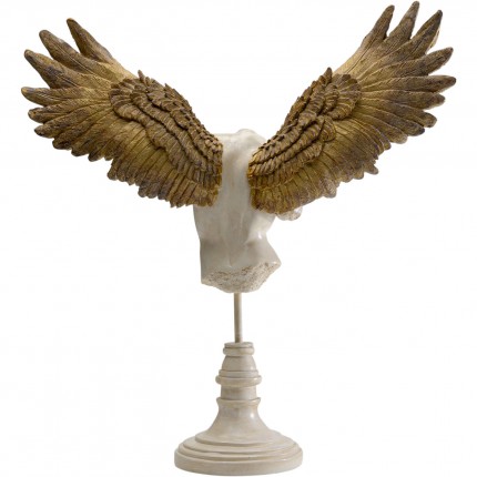 Deco bust man wings bronze Kare Design