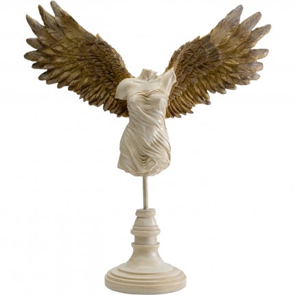 Decoratie vrouw vleugels brons Kare Design