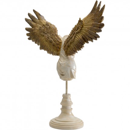 Deco bust woman wings bronze Kare Design