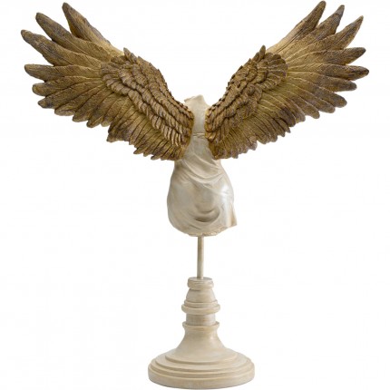 Decoratie vrouw vleugels brons Kare Design