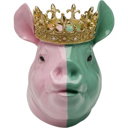 Figurine décorative Crowned Pig 28cm