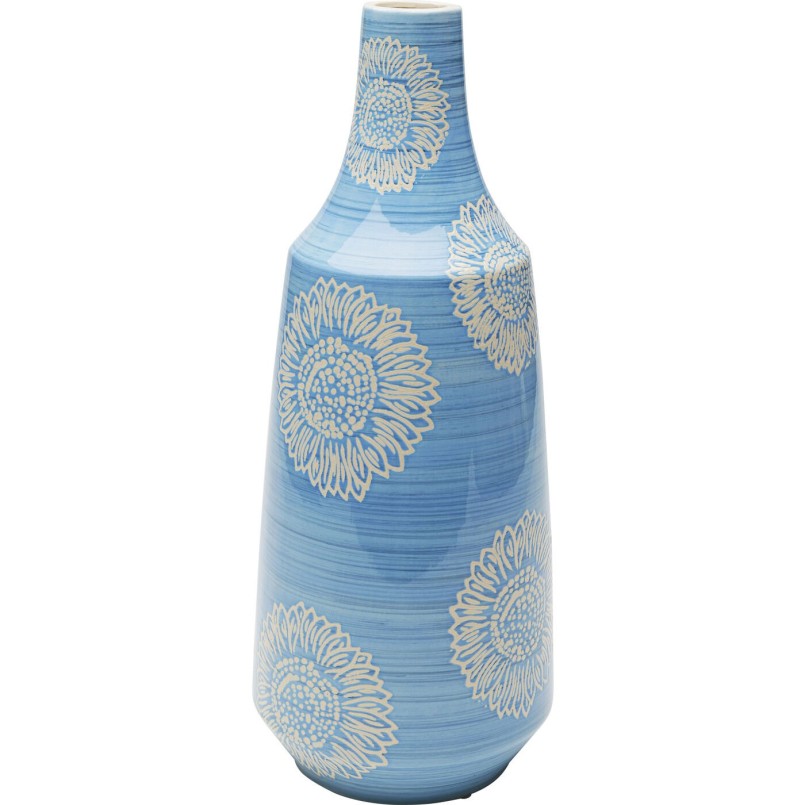 Vase Big Bloom bleu 47cm