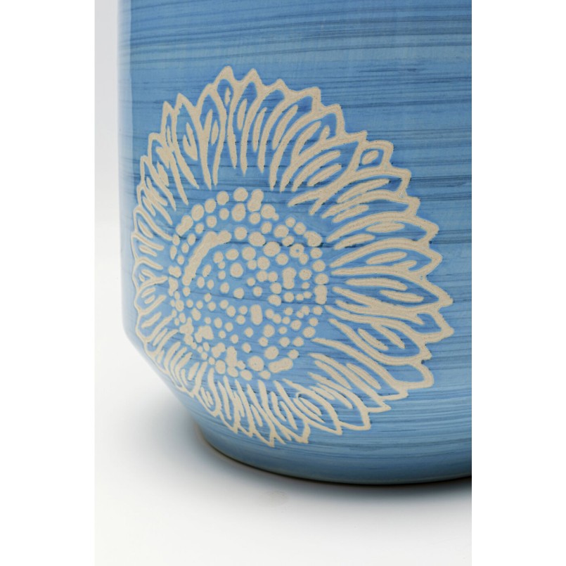 Vase Big Bloom bleu 47cm