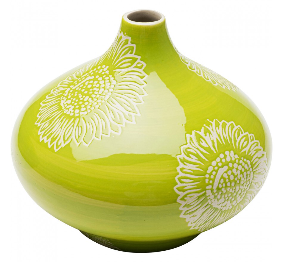 Vaas Big Bloom groen 21cm Kare Design