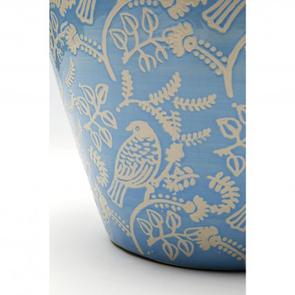 Vase blue birds 33cm Kare Design