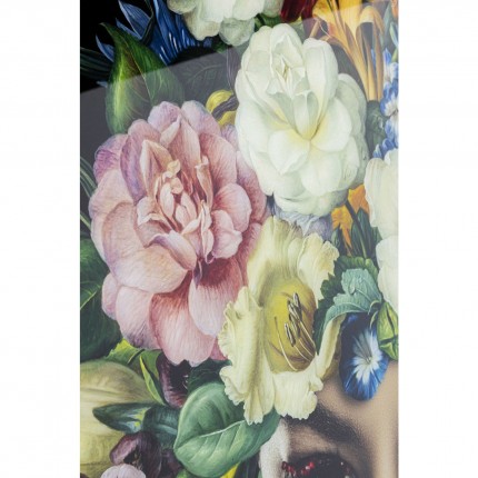 Wandfoto Pretty Flower Woman 120x120cm Kare Design