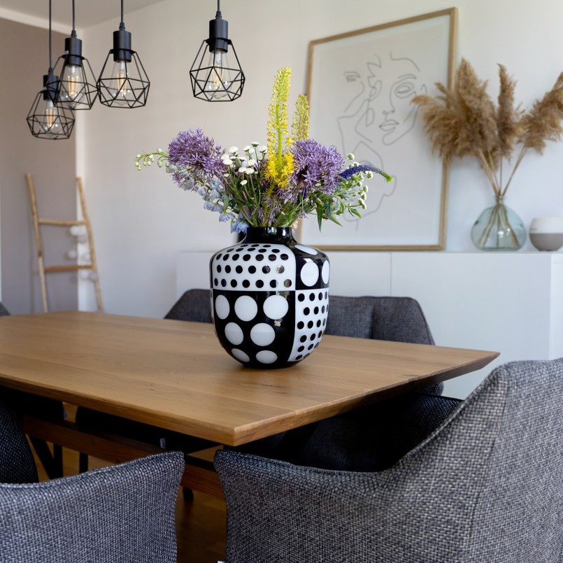 Table industrielle en bois - Downtown - Kare Design
