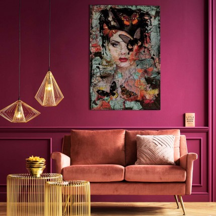 Wandofoto Lady Butterfly 100x150cm Kare Design