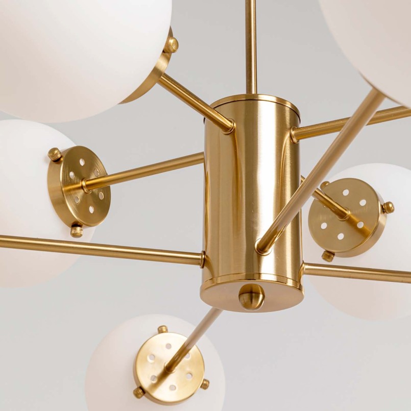 Retro style gold suspension lamp - Heavenly - Kare Design