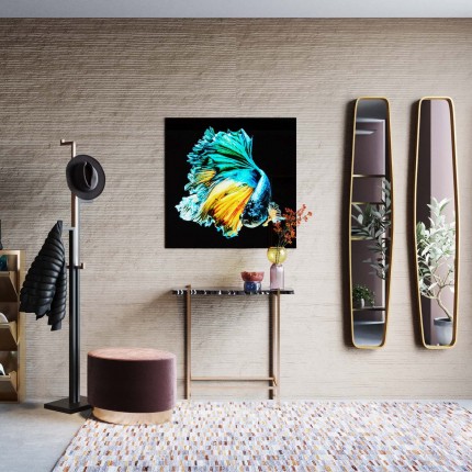 Wandfoto Aqua Queen Fish 100x100cm Kare Design