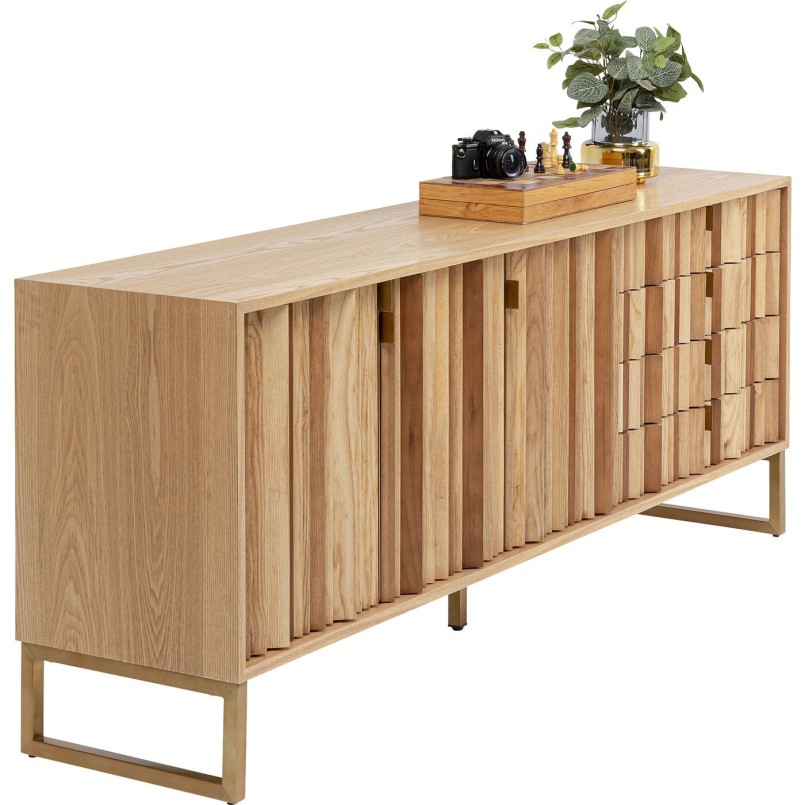 Essenhouten buffetkast - Concertina - Kare Design