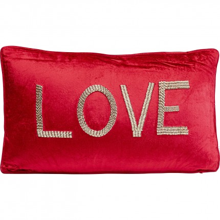Cushion Beads Love red Kare Design