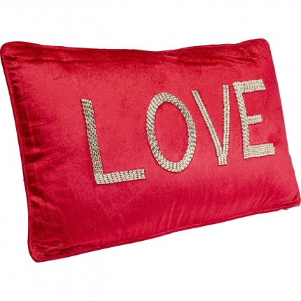 Cushion Beads Love red Kare Design
