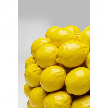 Vase lemons yellow 40cm Kare Design