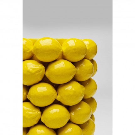 Vaas citroenen geel 43cm Kare Design
