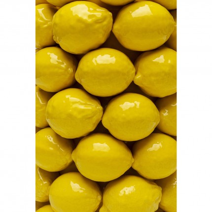 Vase lemons yellow 43cm Kare Design