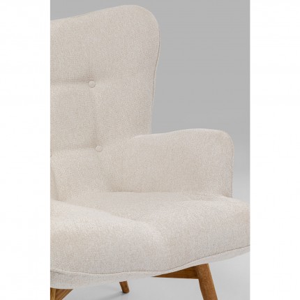 Fauteuil Vicky creme Kare Design
