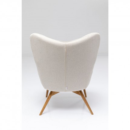 Fauteuil Vicky creme Kare Design