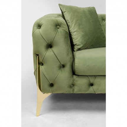 Sofa Bellissima 3-Zits fluweel Groen Kare Design