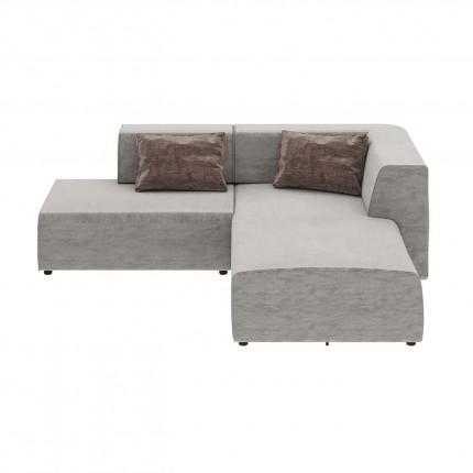 Corner Sofa Infinity Boston Right Grey 237cm Kare Design