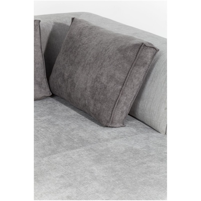 Canapé d'angle droite contemporain gris - Infinity Boston - Kare Design