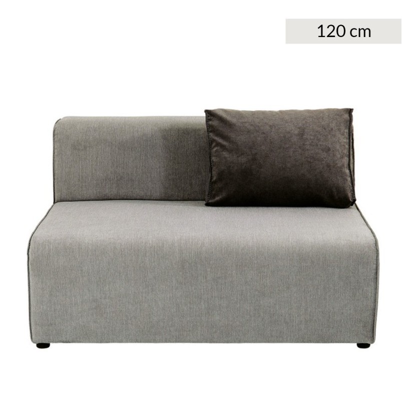 Canapé d'angle droite contemporain gris - Infinity Boston - Kare Design