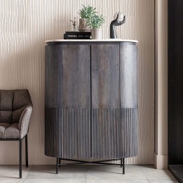 Buffet haut rétro en bois - Glenn - Kare Design