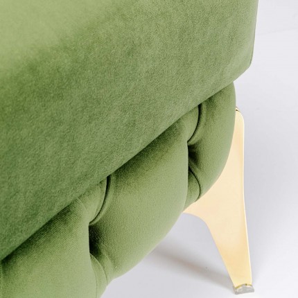 Stool Bellissima velvet green Kare Design