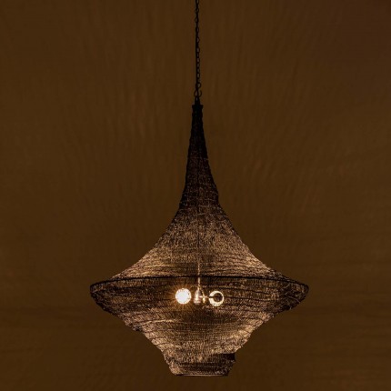 Pendant Lamp Cocoon black 89cm Kare Design