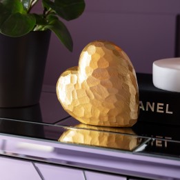 Hart decoratie in goud polyresin - Kare Design