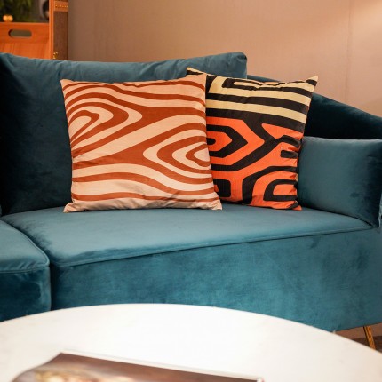 Cushion zebra beige and brown Kare Design