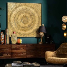Gold relief painting - Art Circle - Kare Design