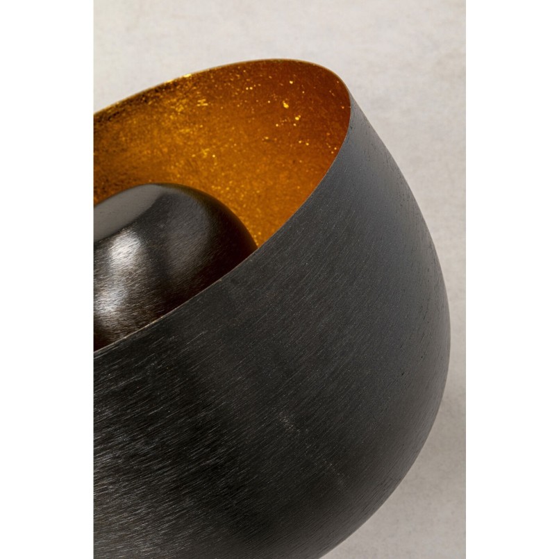 Black and gold steel lamp - Apollon Smooth - Kare Design